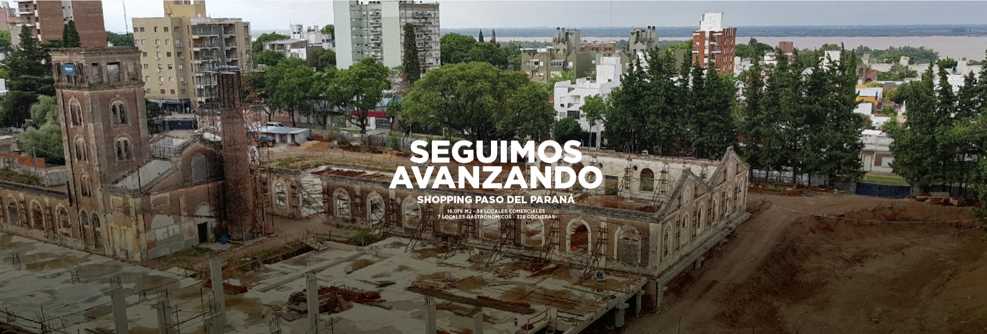 El Shopping Paso del Paraná sigue avanzando.